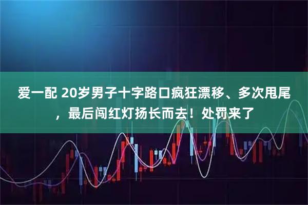 爱一配 20岁男子十字路口疯狂漂移、多次甩尾，最后闯红灯扬长而去！处罚来了
