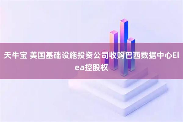 天牛宝 美国基础设施投资公司收购巴西数据中心Elea控股权
